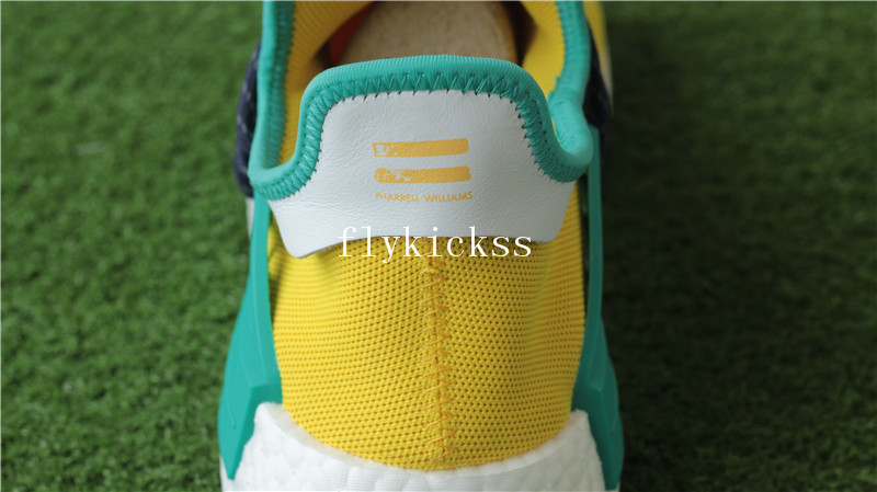 Pharrell x Adidas NMD Human Race Yellow Breathe Walk